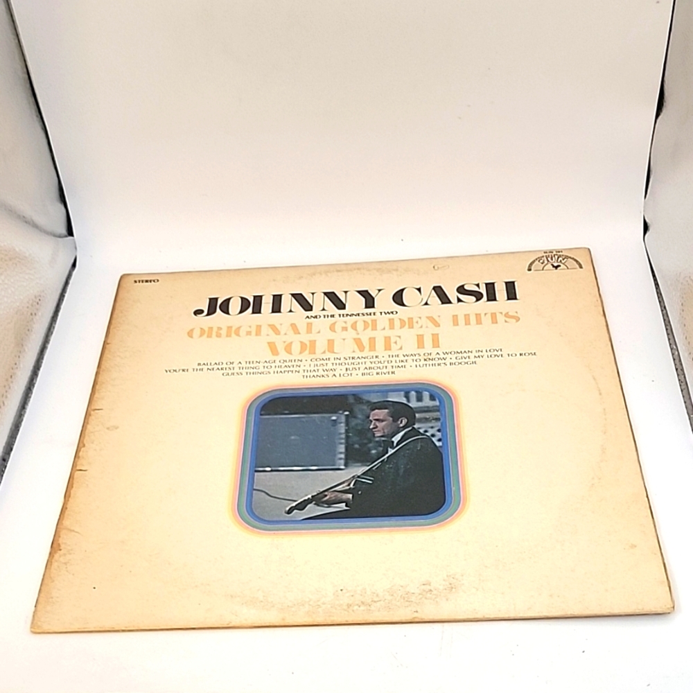 Vintage 1969 Johnny Cash Original Golden Hits Sun Records 101 LP Vinyl Record